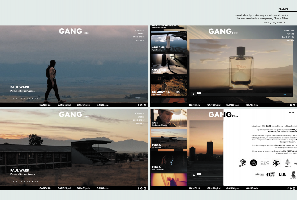 webdesign Gang Films